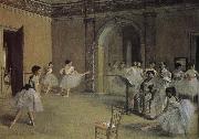 Edgar Degas Opera-s dry running hall Spain oil painting artist